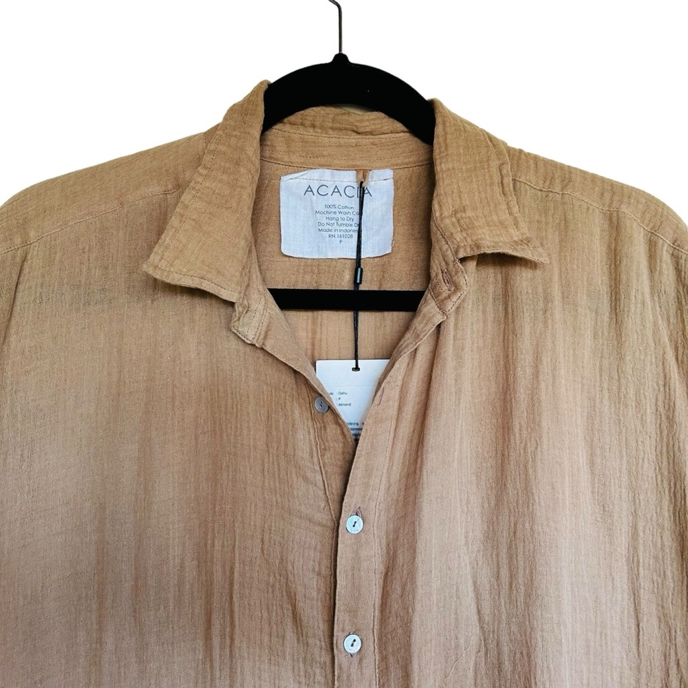 Acacia Oahu Duster Cover up in Almond - Picture 4 of 10